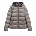 Women's Winter Padded Jacket Windproof Waterproof Hooded Outerwear Fleece Lined Short Puffer Coat For Outdoor Casual Wear